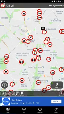 Speed Camera Detector Free android App screenshot 0