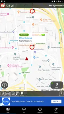 Speed Camera Detector Free android App screenshot 1