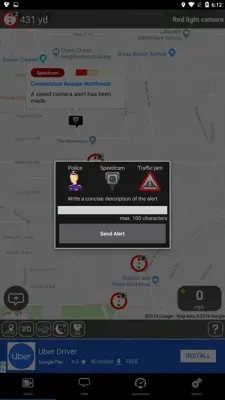 Speed Camera Detector Free android App screenshot 6